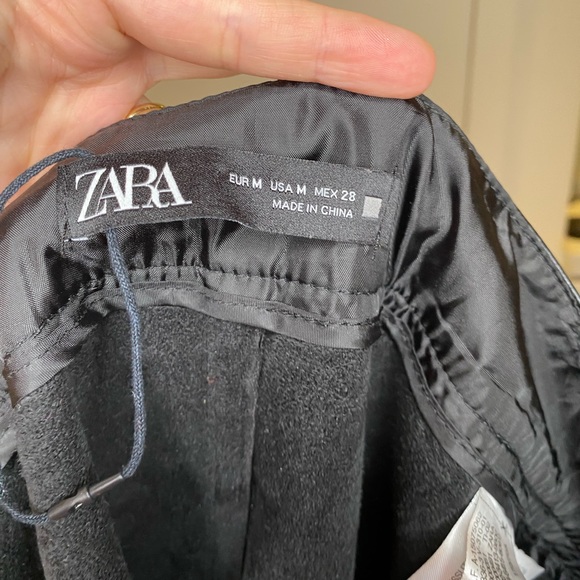 ZARA Midi Faux Leather Skirt - Picture 5 of 8